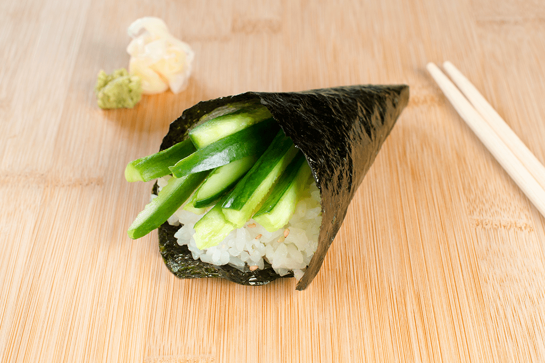 Cucumber Hand Roll - Seaweed