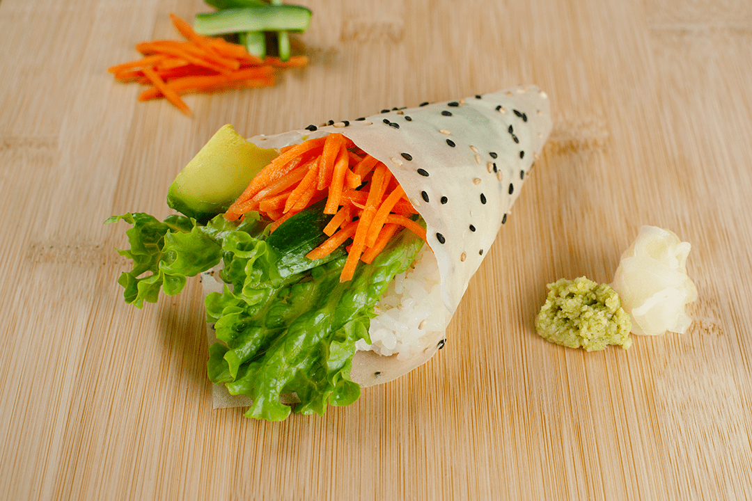 Vegetable Hand Roll - Soy Paper