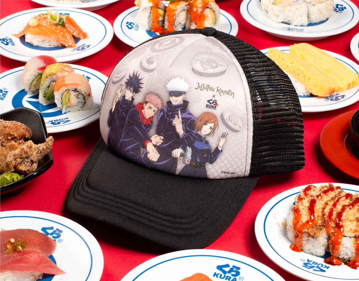 Jujutsu Kaisen x Kura Sushi Bikkura Pon Collaboration