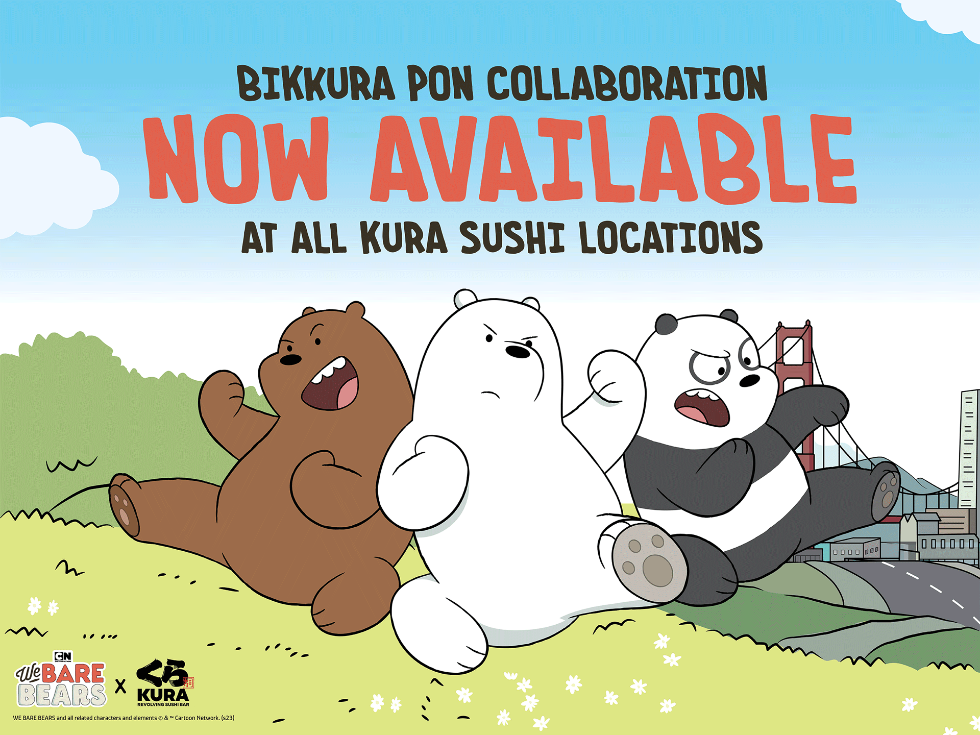 We Bare Bears Bikkura Pon Collaboration - STARTING 6/1/23